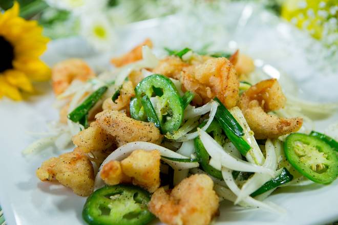 🌶 Spicy Salted Shrimp | 椒盐虾