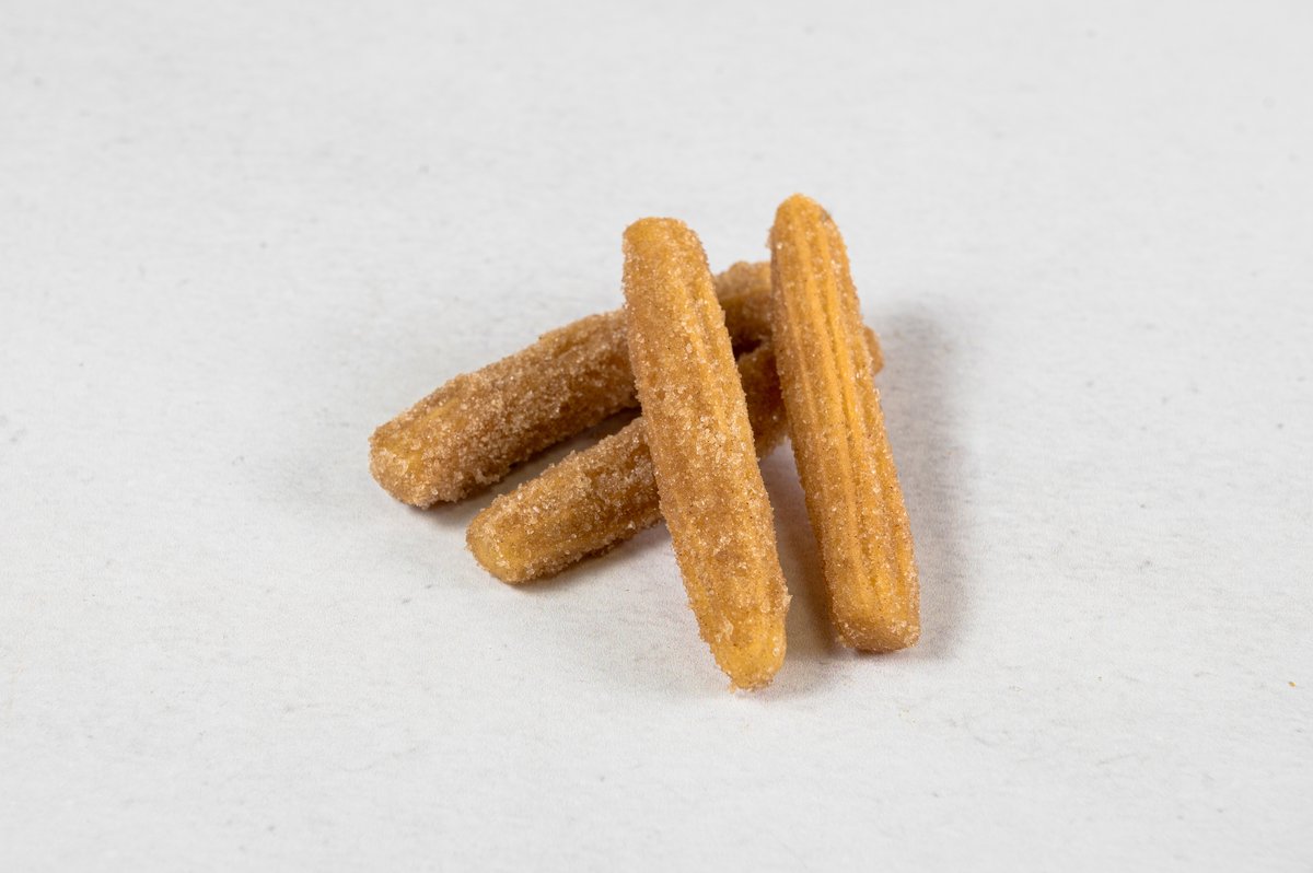 Churros, jahoda, vanilka