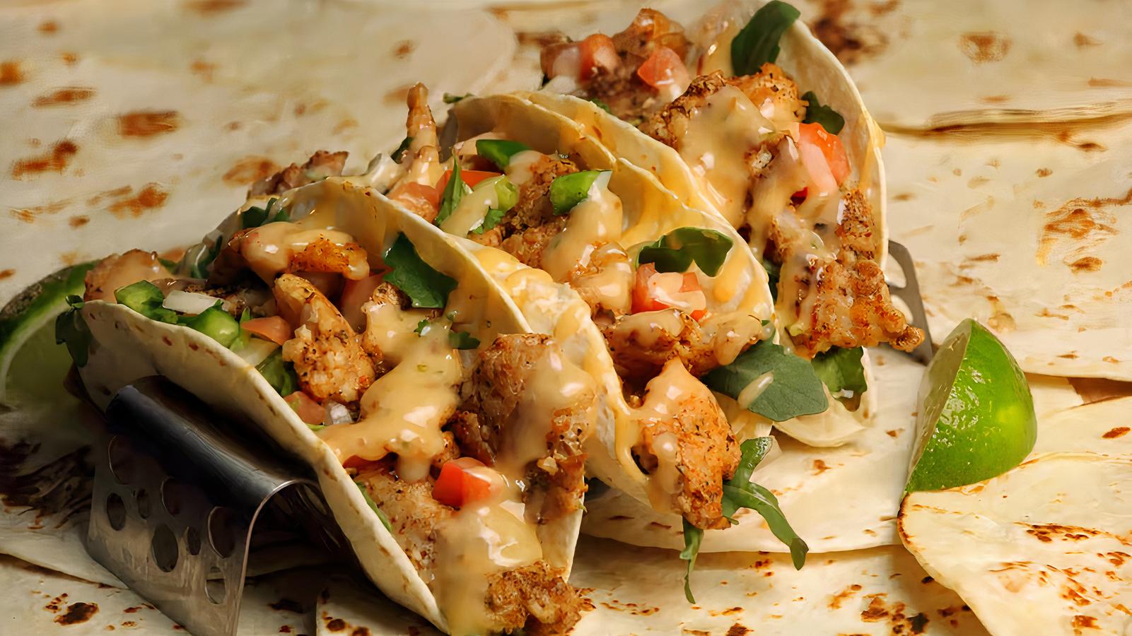 Blackened Gator Tacos