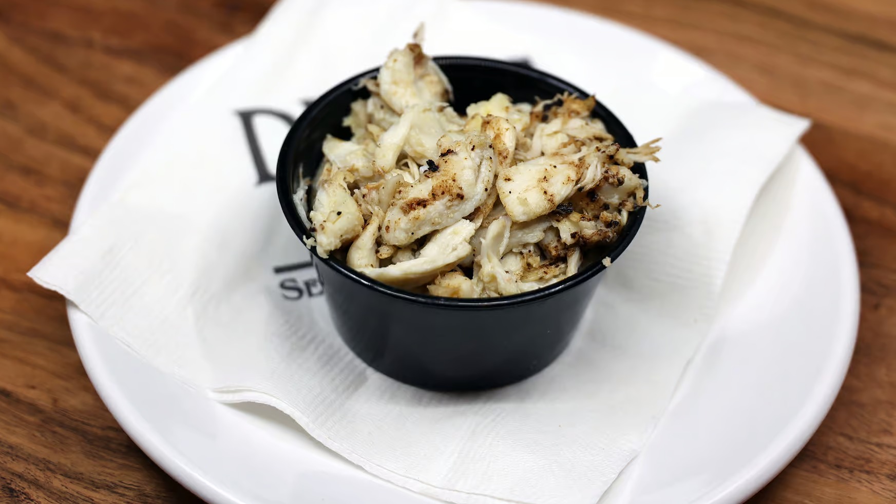 Sautéed crab meat