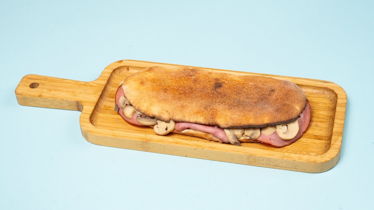 Ham and Mushroom Sandwich