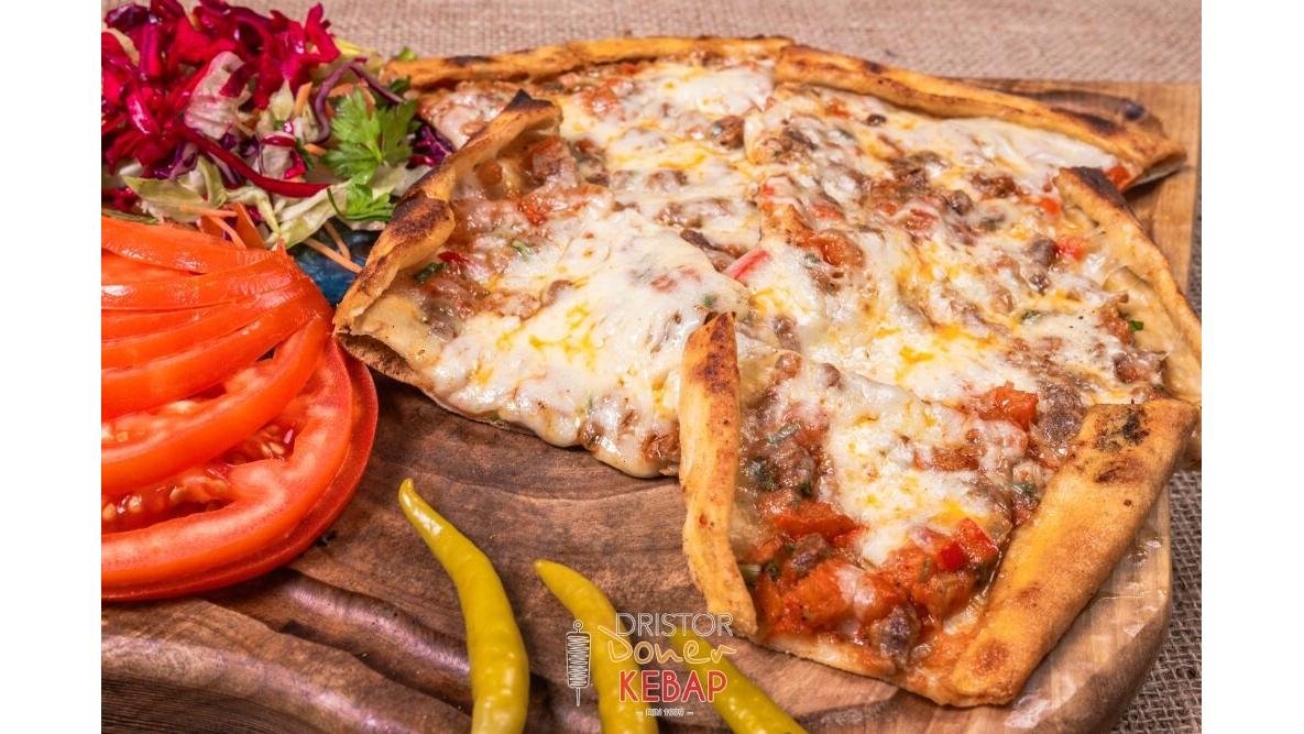 Pide carne și cașcaval
