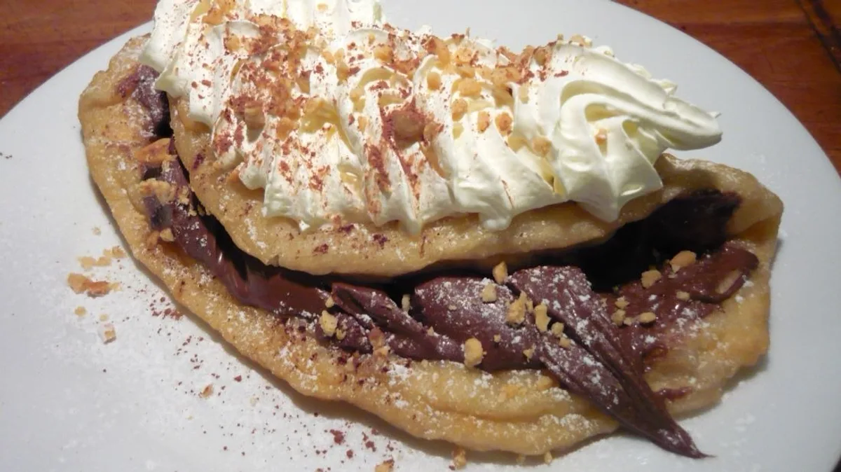 Nutellás lángos