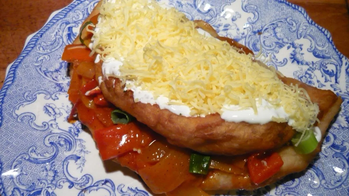 Vegetáriánus lángos