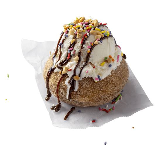 Donut Ice Cream Sundae