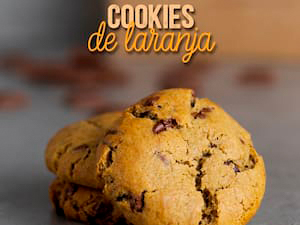 Cookie de Laranja com Chocolate