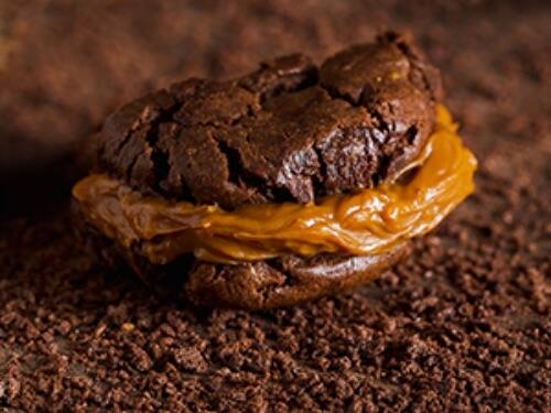 Sanduíche de Cookie com Doce de Leite