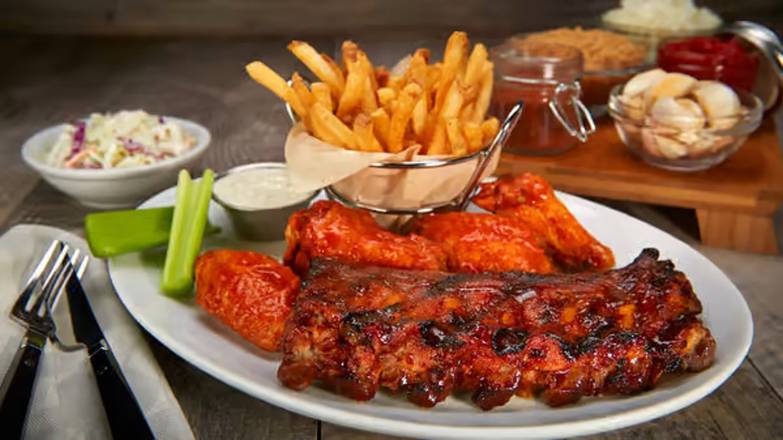 ½ Rack and Wings Platter