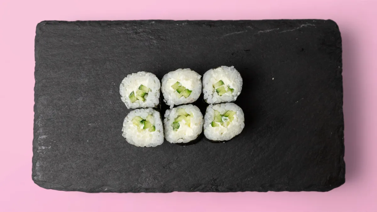 Gurken Frischkäse Maki