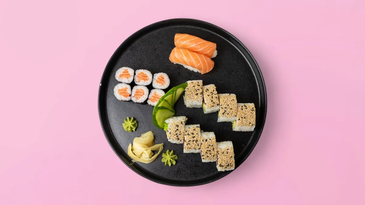 Lachs Menü