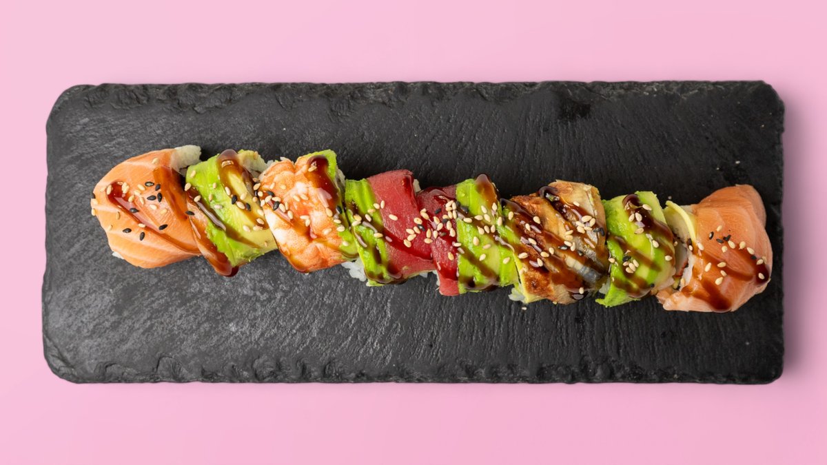 Rainbow Inside Out Roll