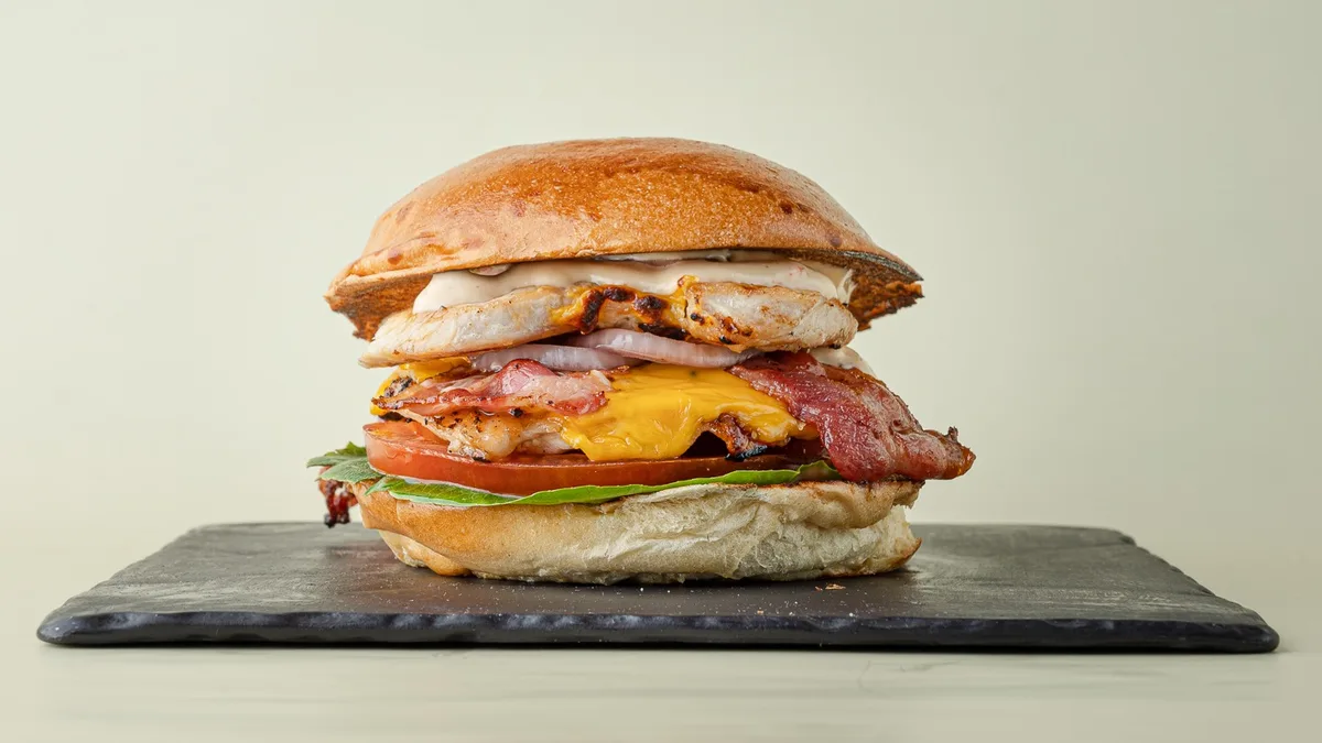 Lemon Chicken Burger