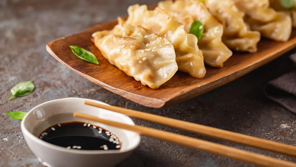 S6# Sült dumpling garnélarákhússal