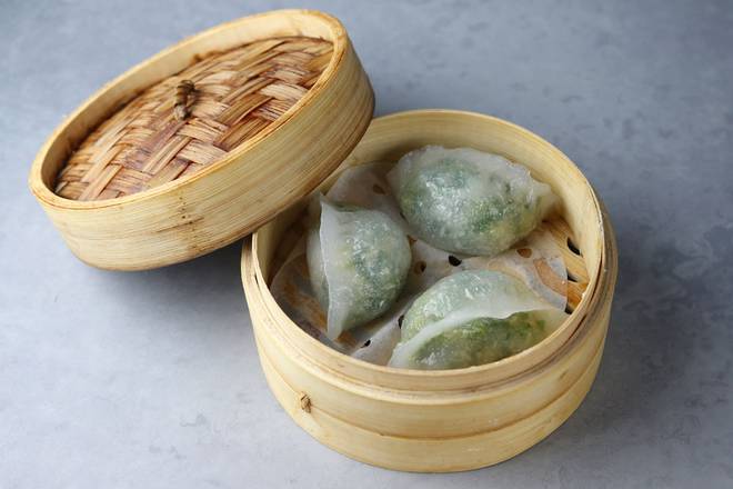B8.Leek with Shrimp Dumplings