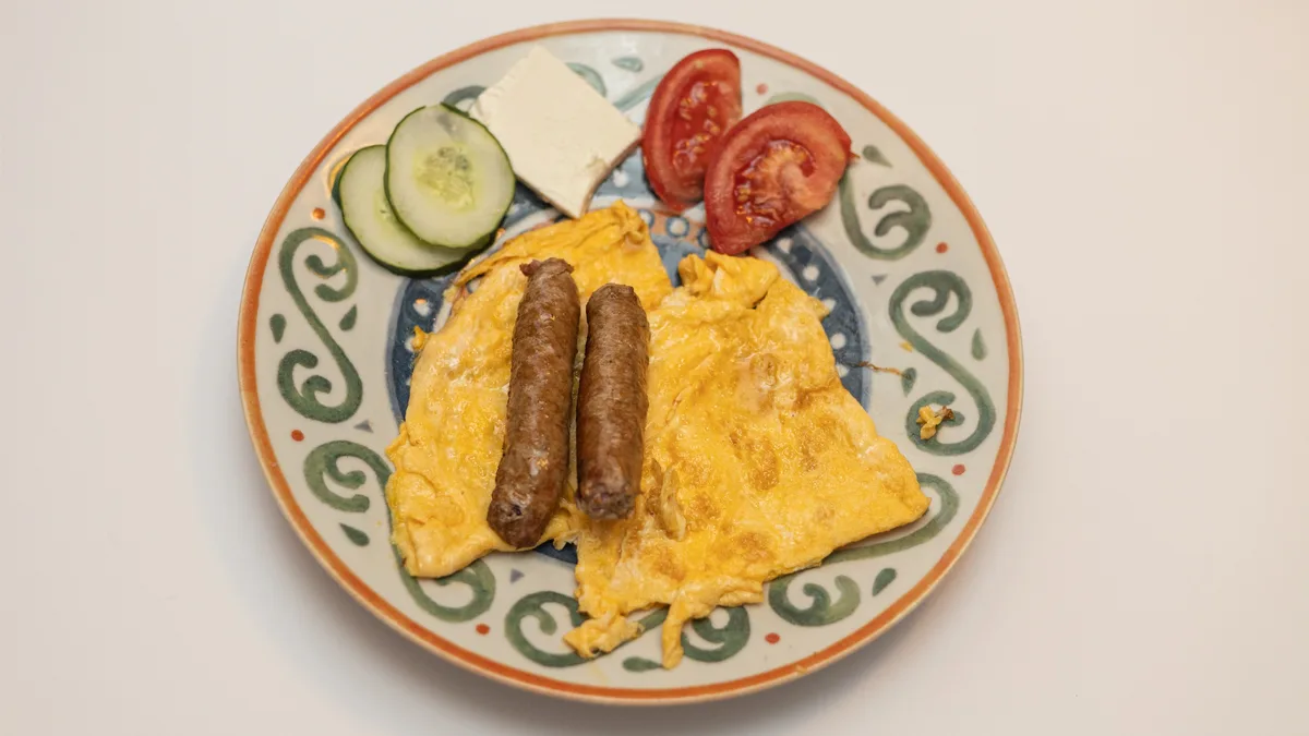 Omlet sa domaćom viršlom