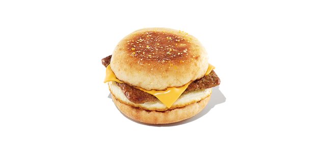 Turkey Sausage, Egg and Cheese Sandwich