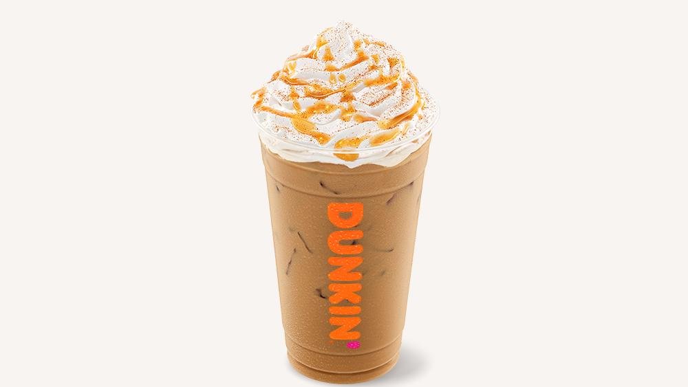 Iced pumpkin spice latte