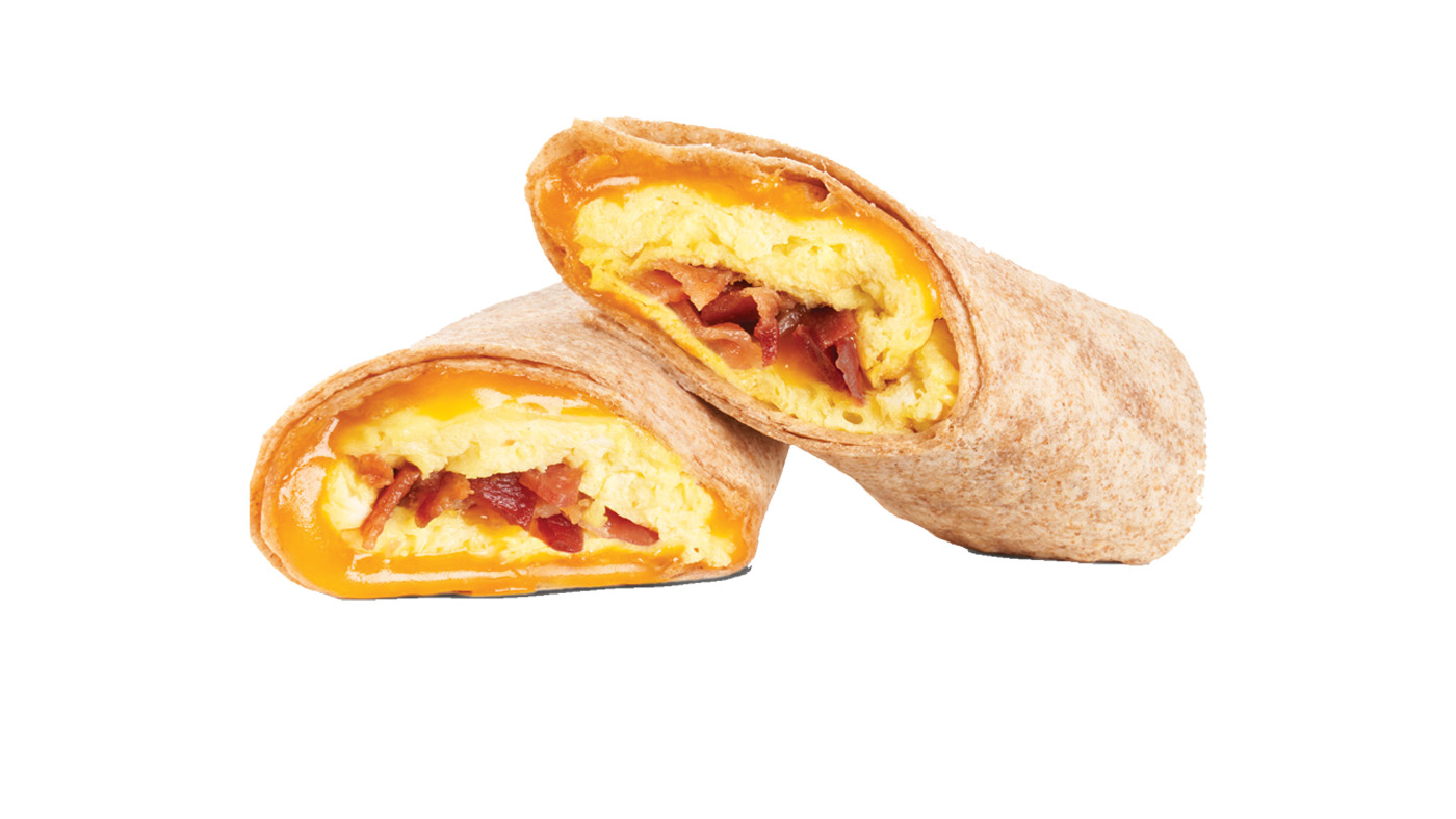 Bacon and Cheddar Burrito