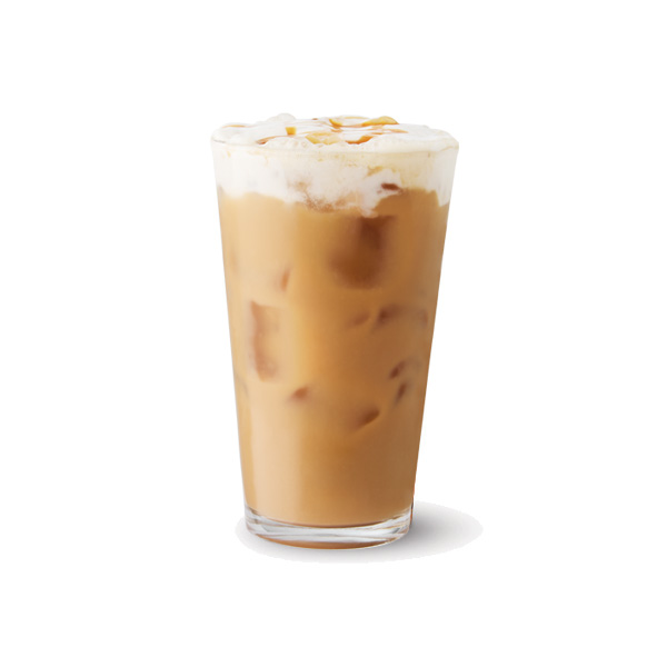Iced Salted Caramel Shaken Cold Brew with Oat Soft Whip