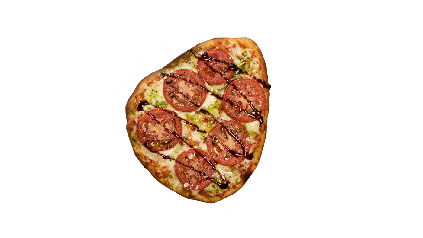 Margherita Naan Pizza