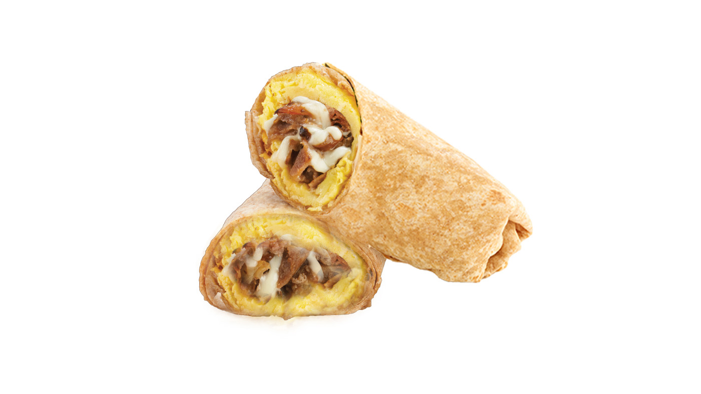 Philly Cheesesteak Breakfast Burrito