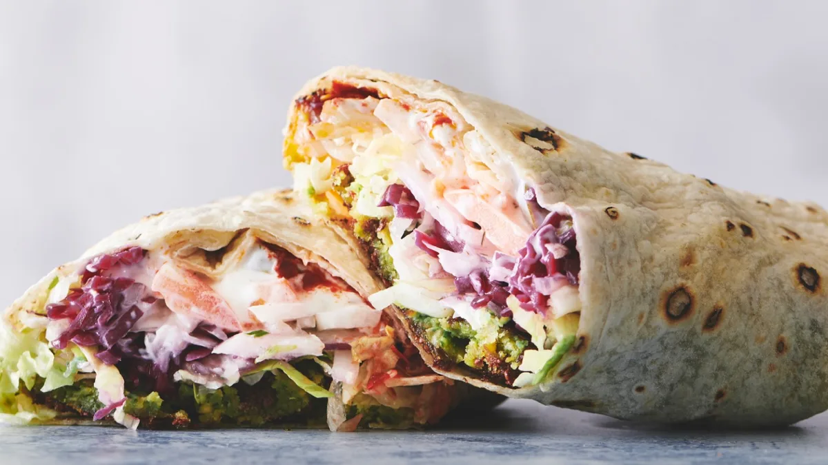 1C. Dürüm mix kylling and falafal