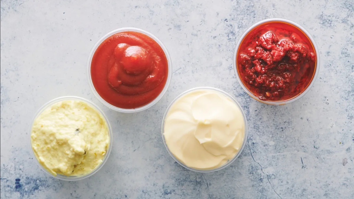 creme fraiche dressing i bæger