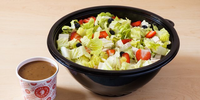 Berry, Chicken and Almond Salad