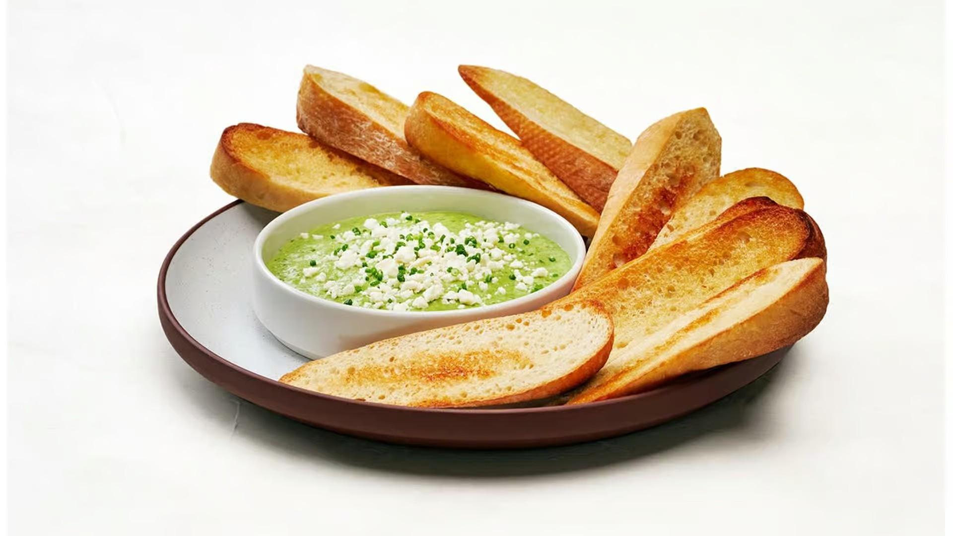 Warm Spinach + Three Cheese Dip