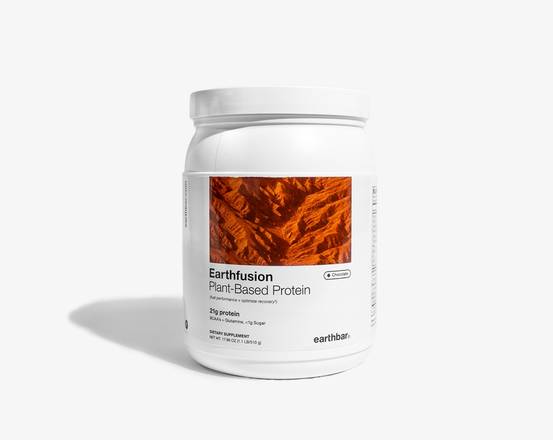 Earthbar - Earthfusion Plant-Based Protein Chocolate 1.1 lb (Vitamins & Supplements.)