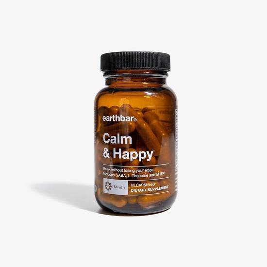 Earthbar Enhanced-Calm and Happy-60 caps (Vitamins & Supplements.)