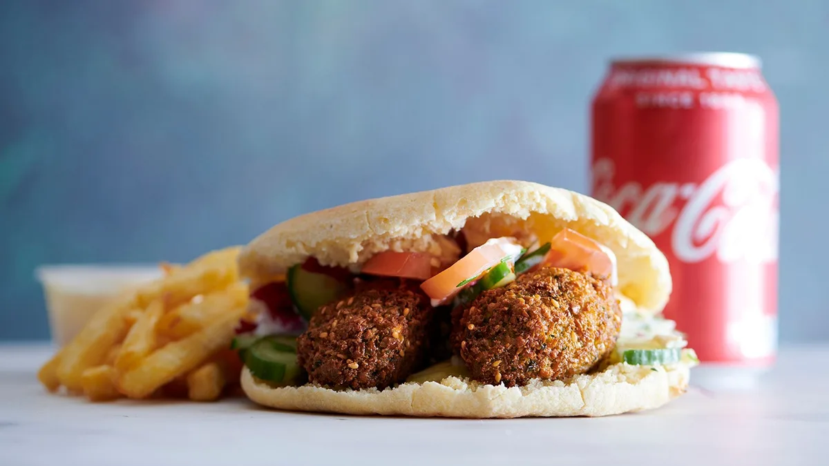 Pita falafel combo(V)