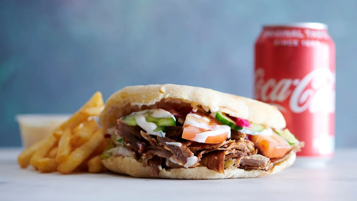 Pita kebab combo