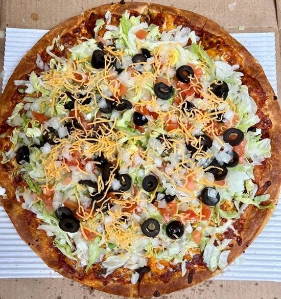 14" Taco w/ Meat or Chicken