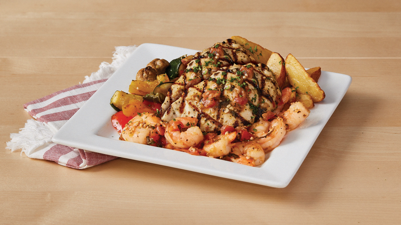 Chicken and Shrimp Scampi