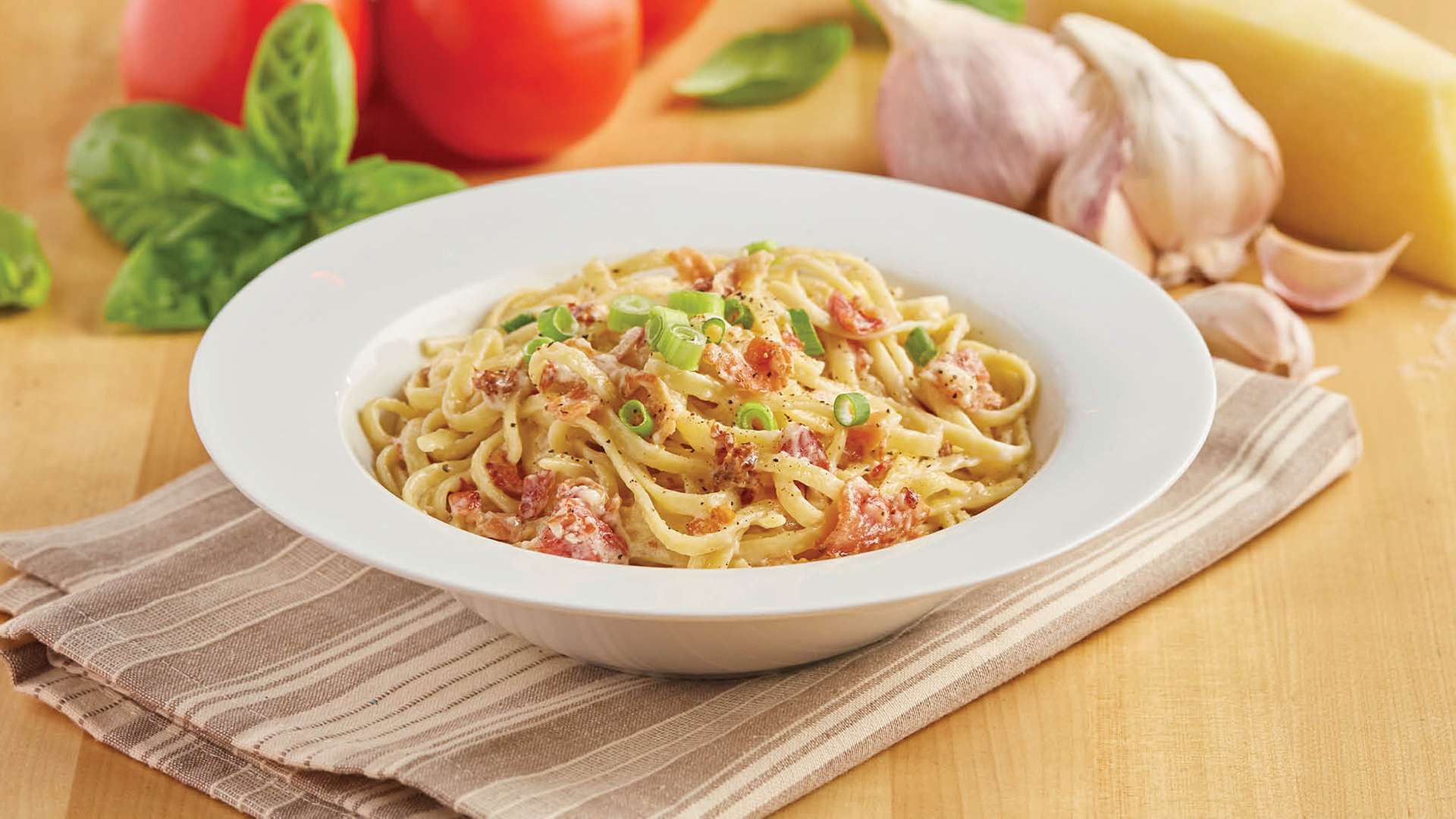 Double-Bacon Carbonara