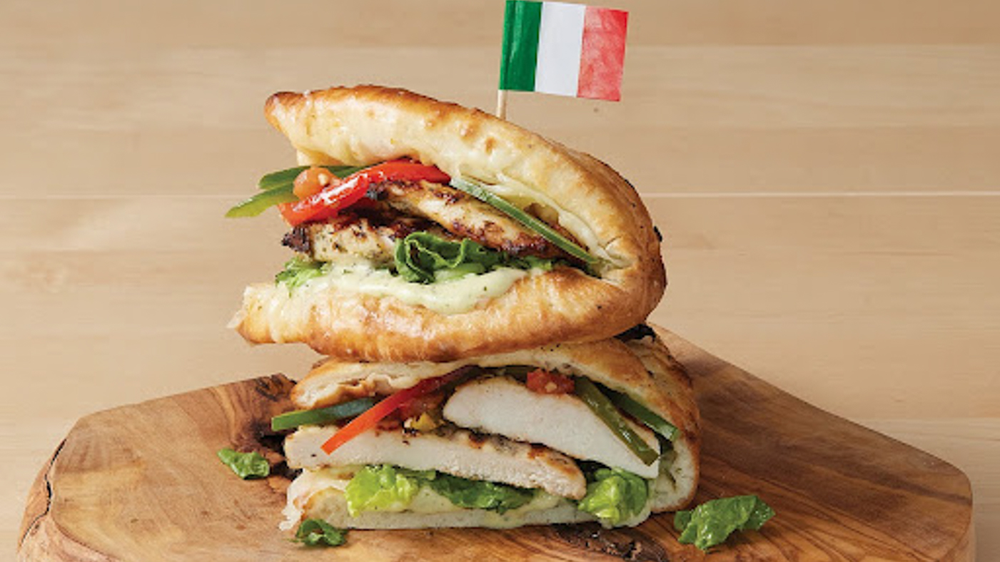 Grilled Chicken Stromboli-wich