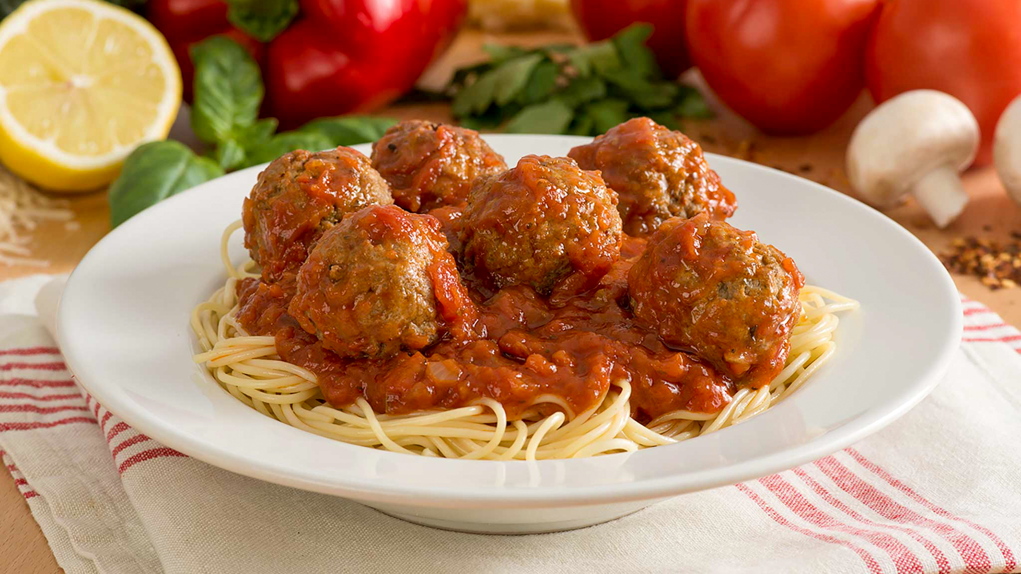 Mario's Spaghetti and Meatballs