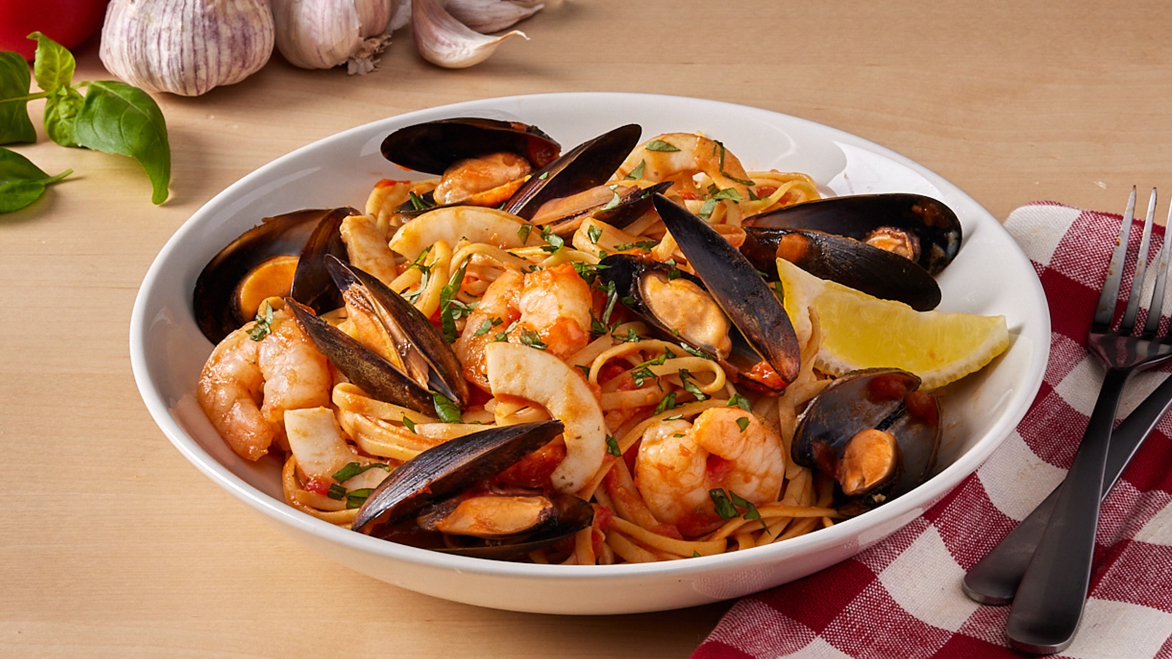 Seafood Linguine