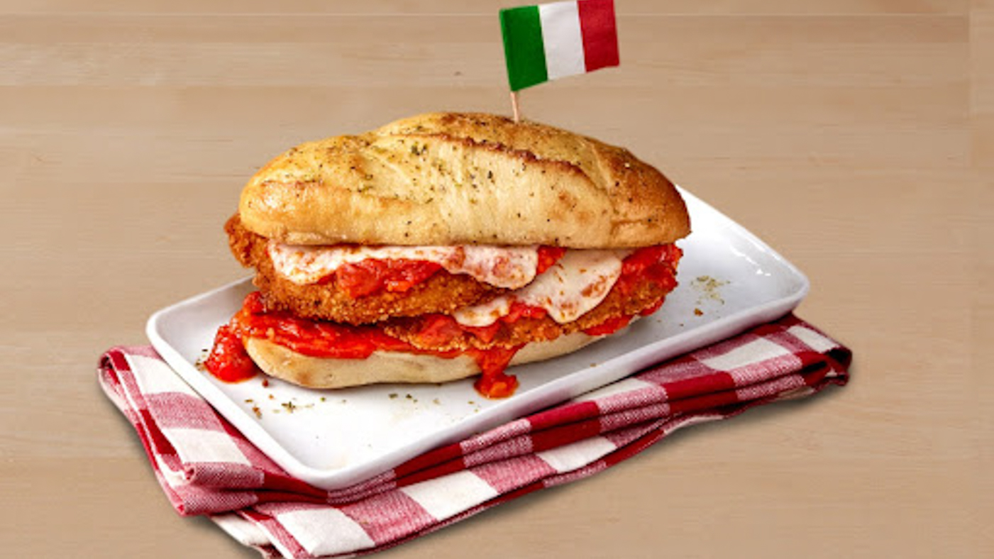 Veal Parm Hero Sandwich