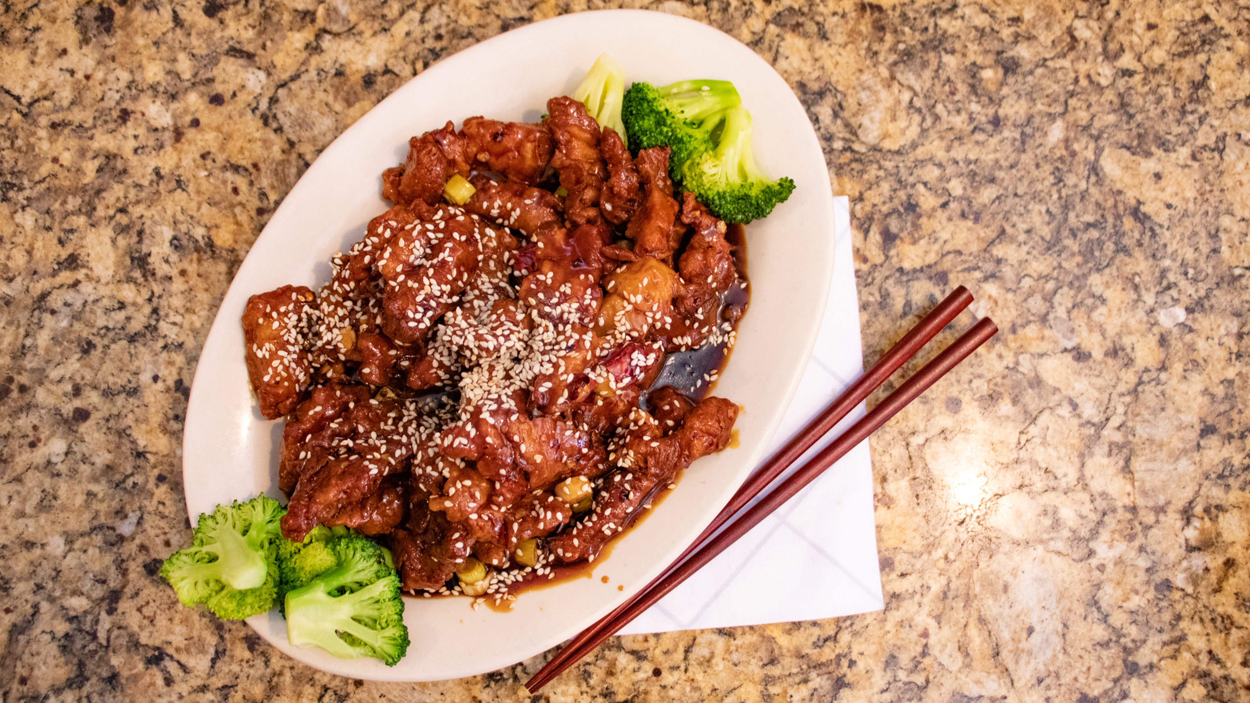 S 8. Sesame Chicken