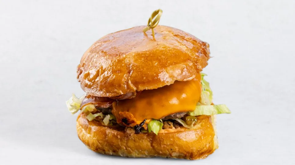 American burger s krompirčkom