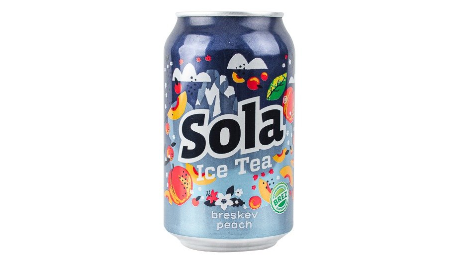 Ledeni čaj Sola breskev 0.33 l
