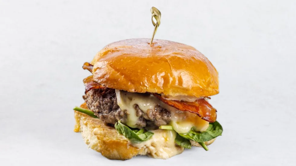 Tartufon burger  s krompirčkom