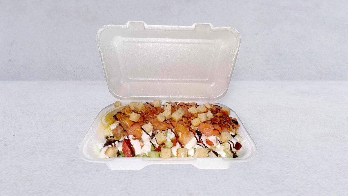 Füstölt Lazacos Cézár Saláta a'la Eat Me