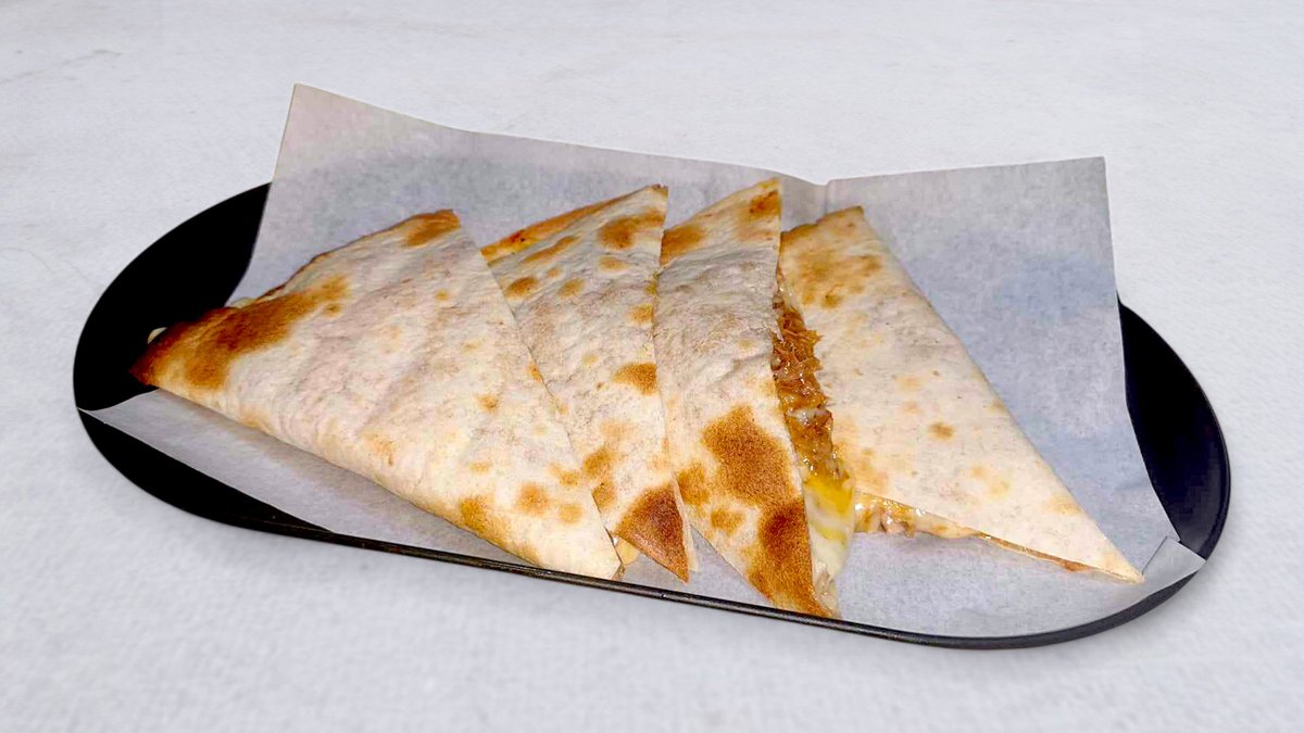 Pulled pork quesadilla