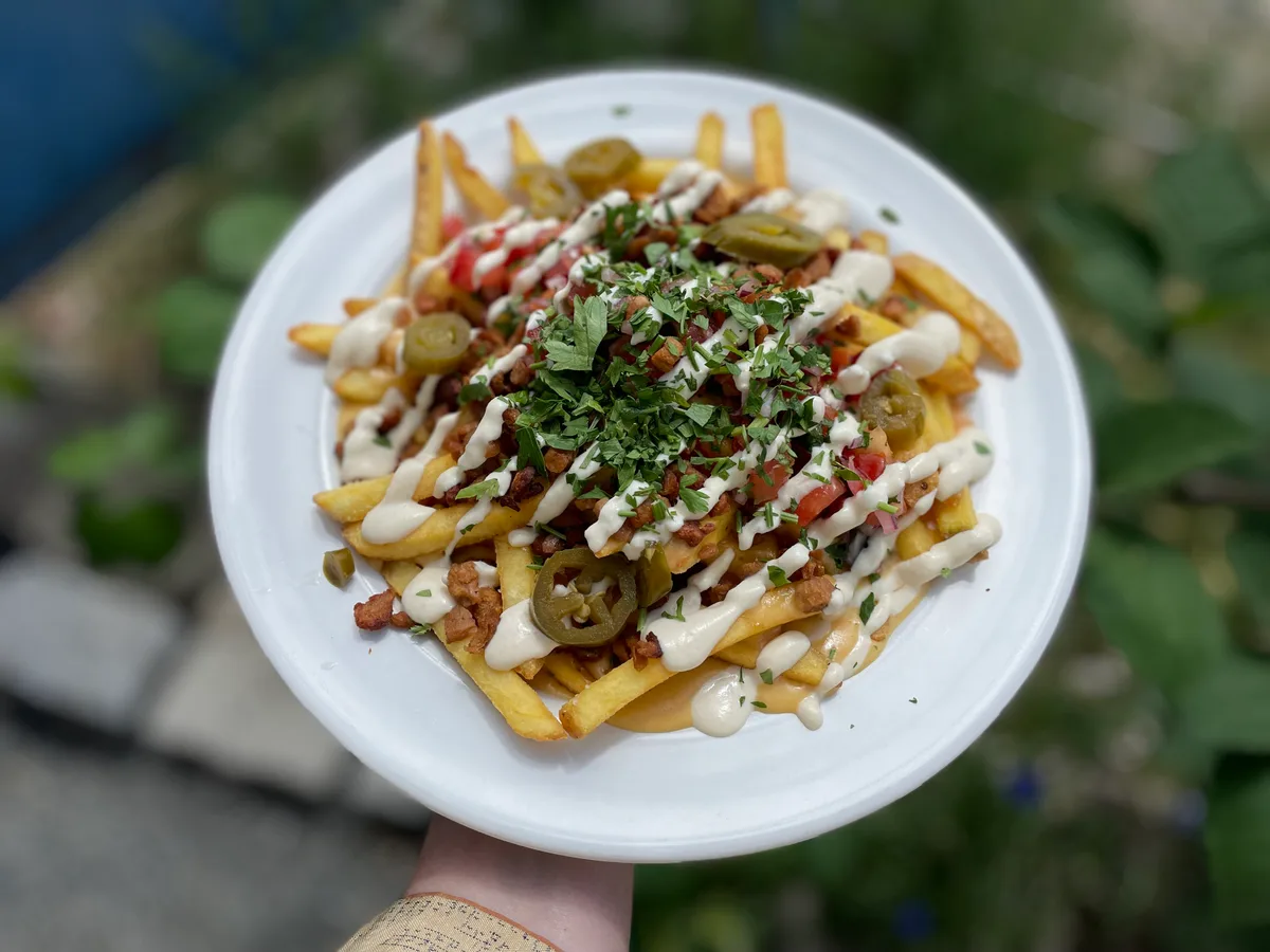 POUTINE (LOADED NACHO CHEESE FRIES)