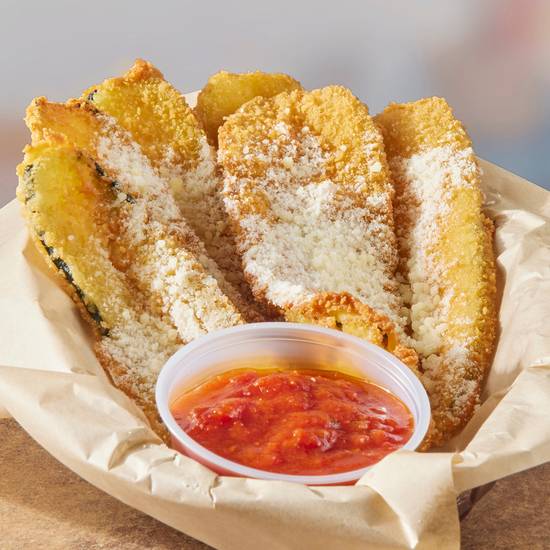 Hand-Breaded Zucchini