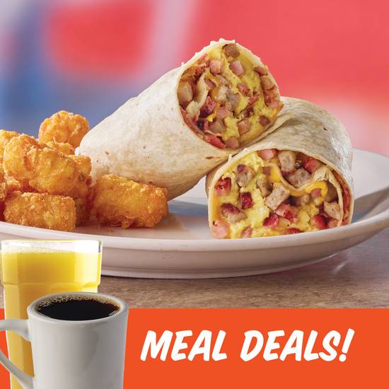 Meat Lover's Breakfast Wrap Meal Deal