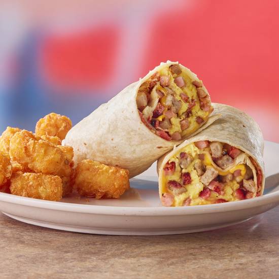 Meat Lover's Breakfast Wrap
